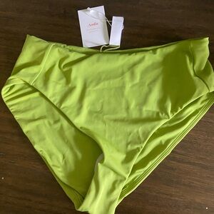 Andie Vibrant Green Bikini Bottom